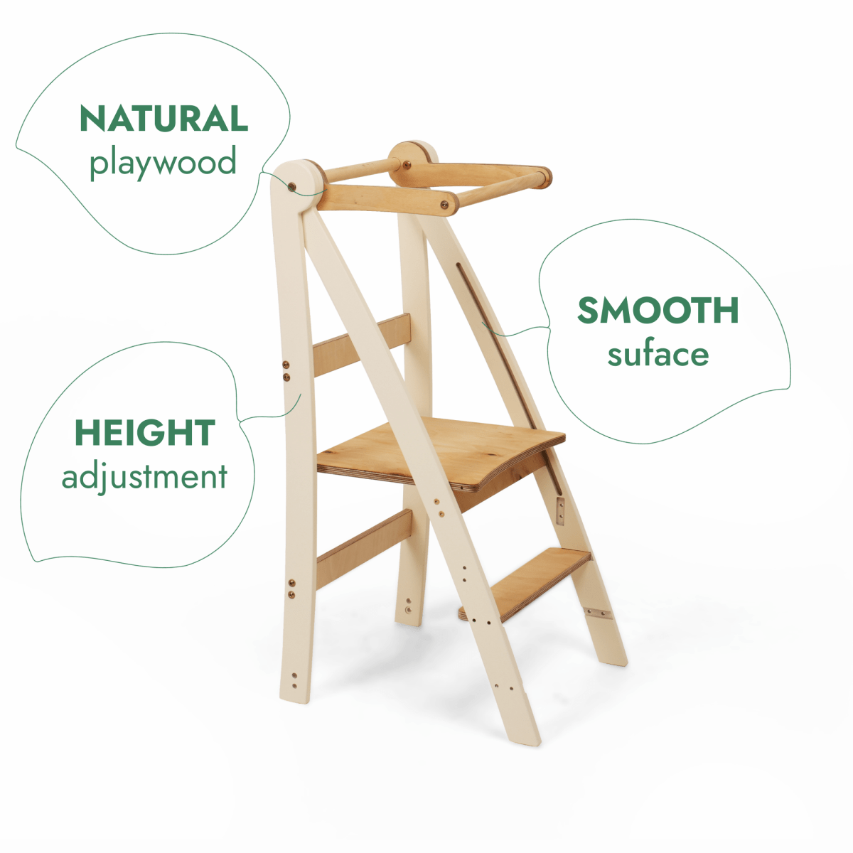 Adjustable Montessori Tower - Kids Step Stool