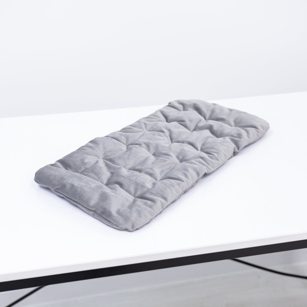 Sleeping Cat Pillow - Gray